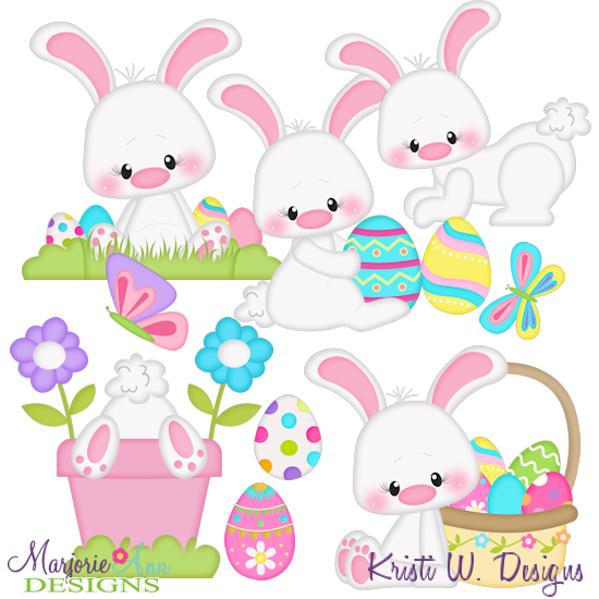 A Very Hoppy Easter SVG Cutting Files Includes Clipart - Click Image to Close